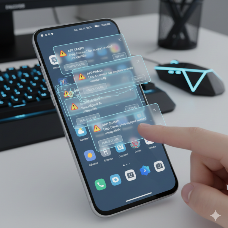 Android apps keep crashing issue