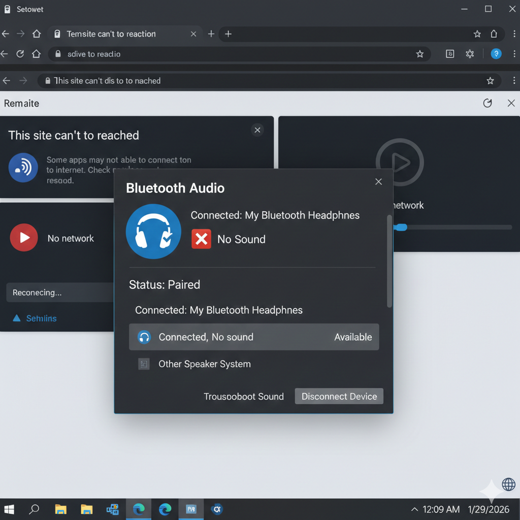 Windows 11 Bluetooth connected but no sound issue