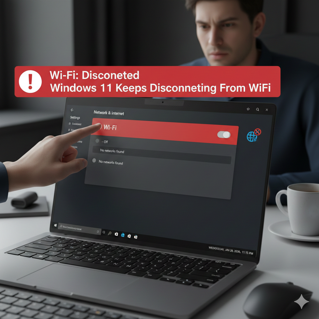 Windows 11 keeps disconnecting from WiFi repeatedly