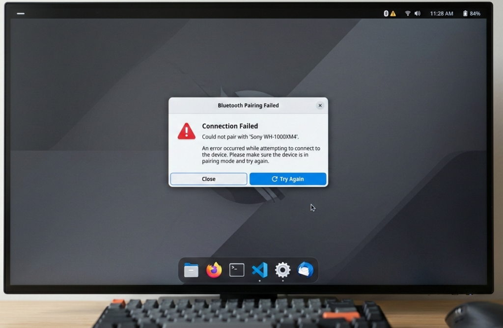 Linux Bluetooth not detecting devices error