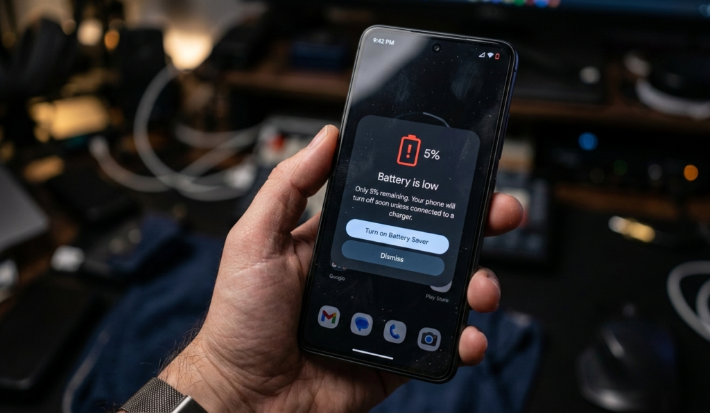 Android phone battery draining fast after software update