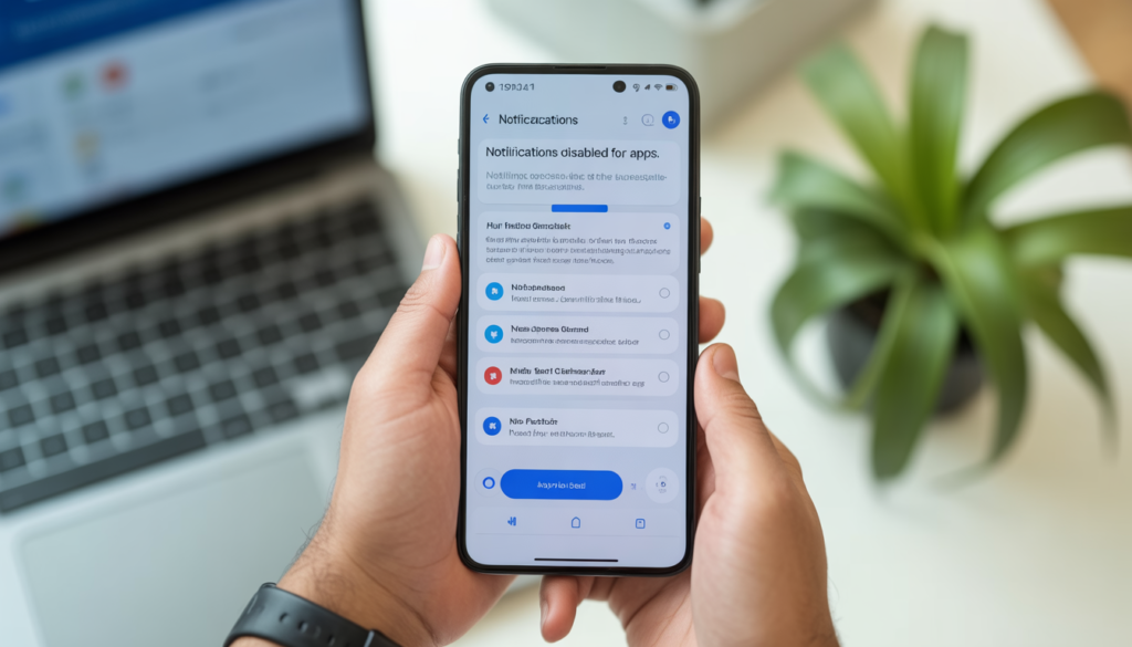 Android notifications not showing issue displayed on smartphone screen