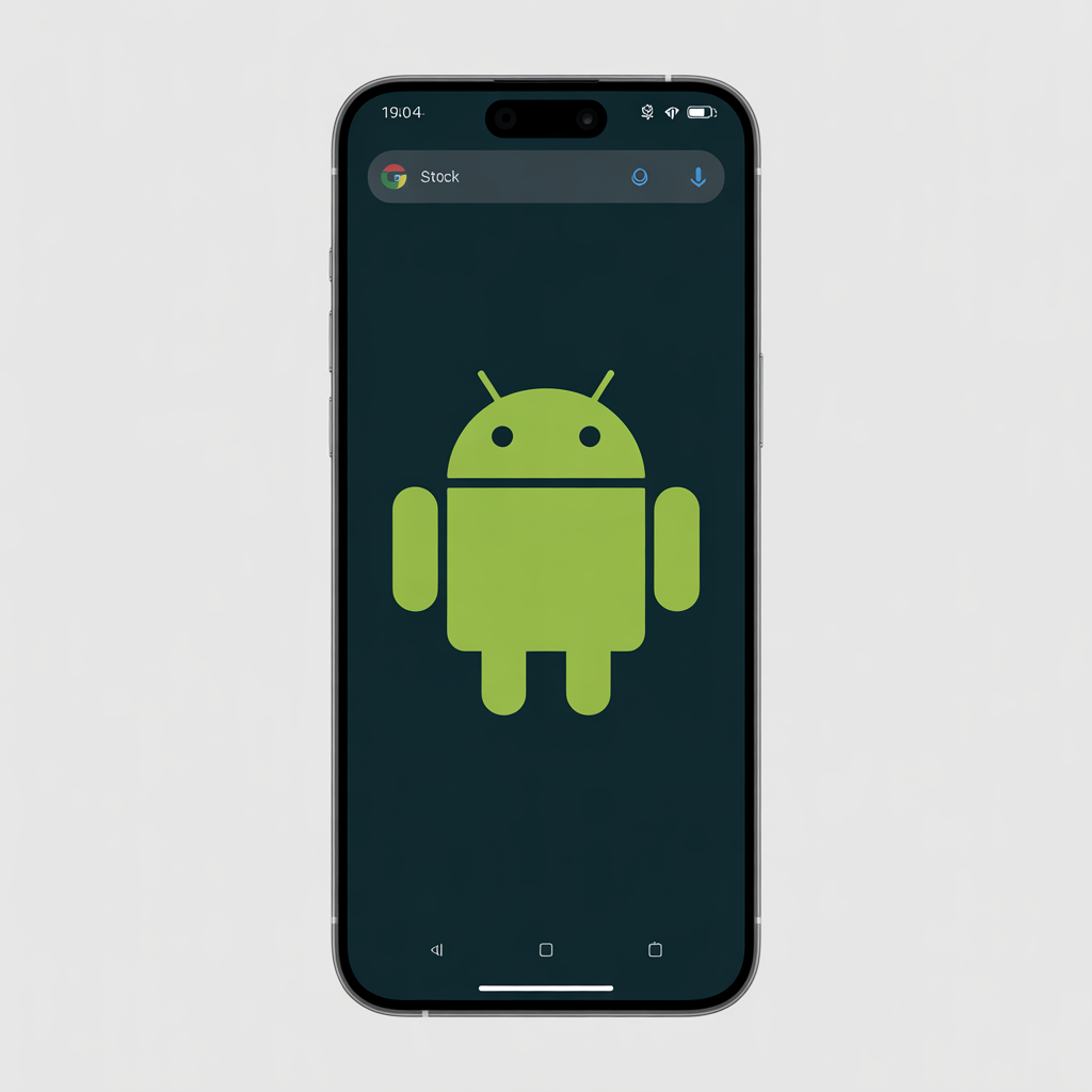 Android phone stuck on boot screen problem displayed on smartphone