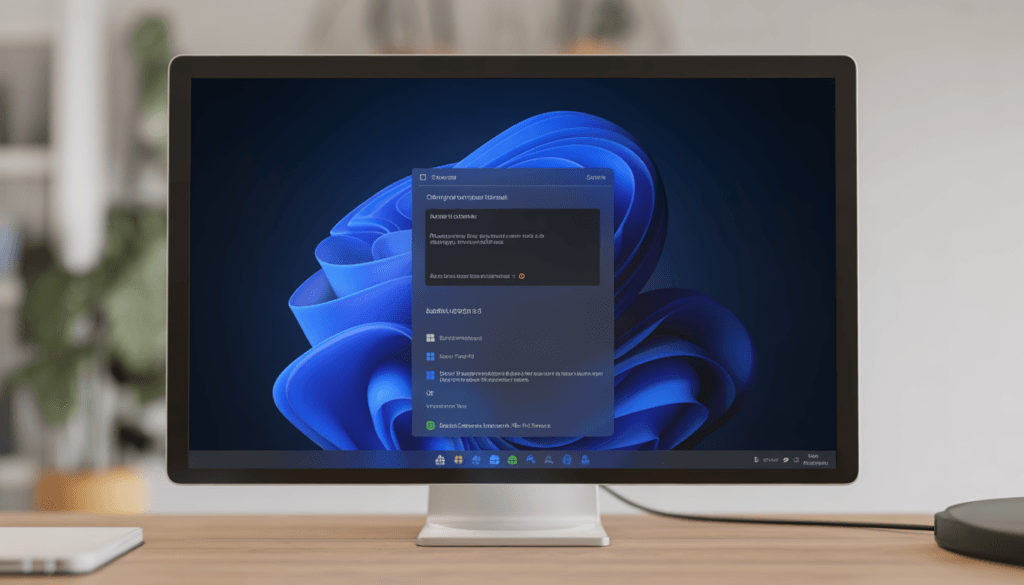 Windows 11 sound not working problem displayed on computer screen