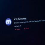 Discord RTC connecting error - voice channel showing connecting message with no route