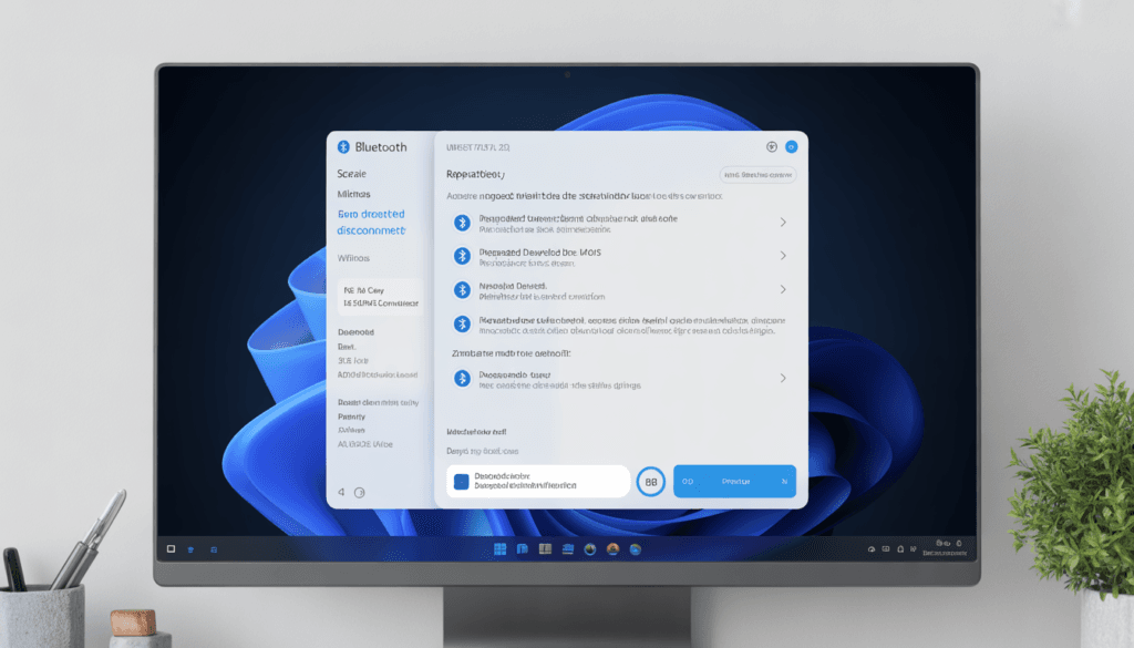 Windows 11 Bluetooth keeps disconnecting problem displayed on computer screen