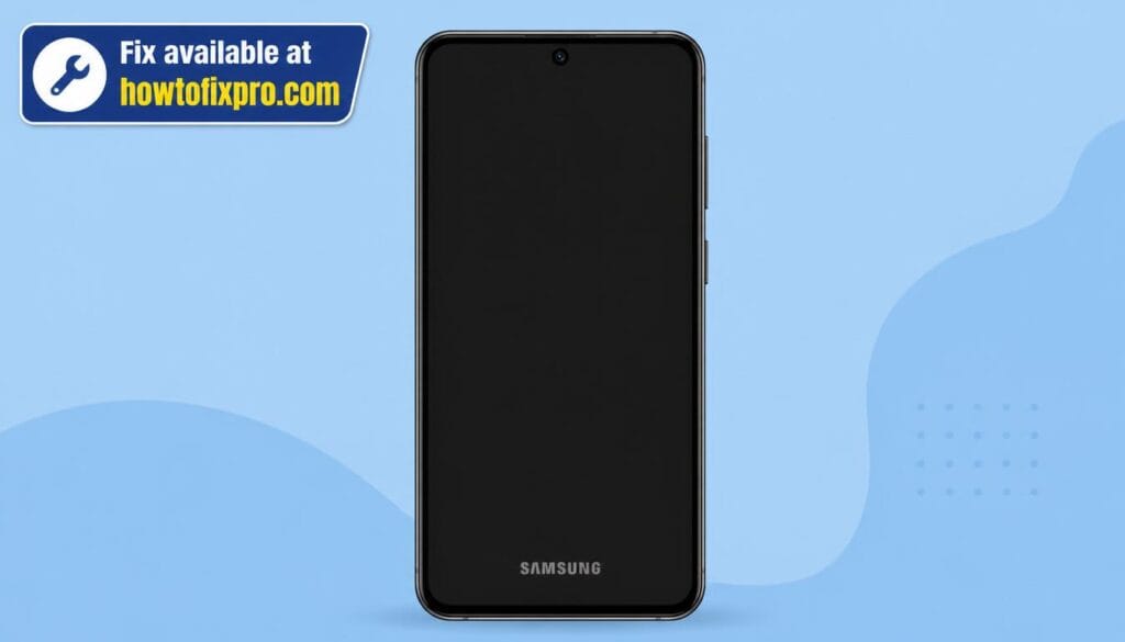 Samsung Always On Display not working with a blank lock screen on a Galaxy phone – a common scenario when the Always On Display feature fails to show.