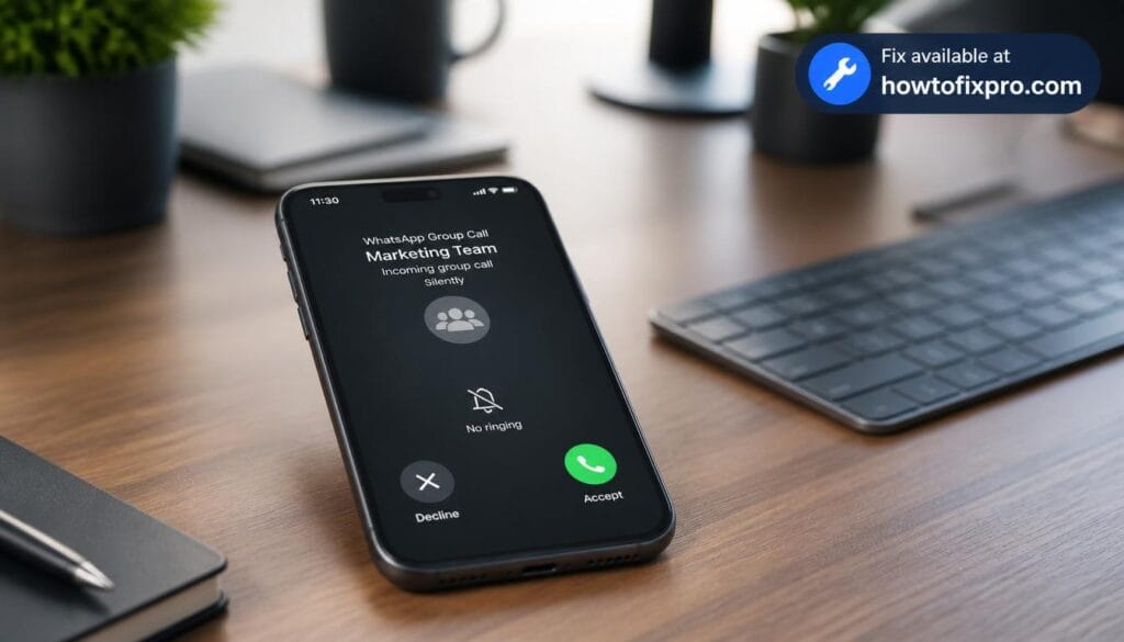 WhatsApp group call not ringing
