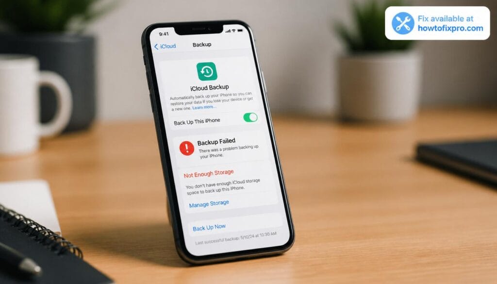 WhatsApp iCloud backup failed