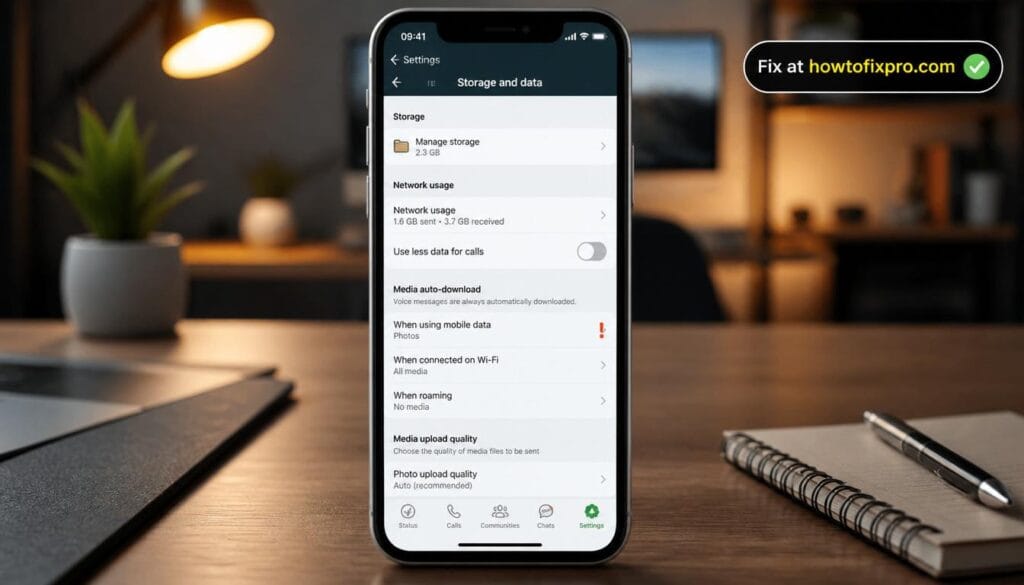 WhatsApp media not downloading automatically