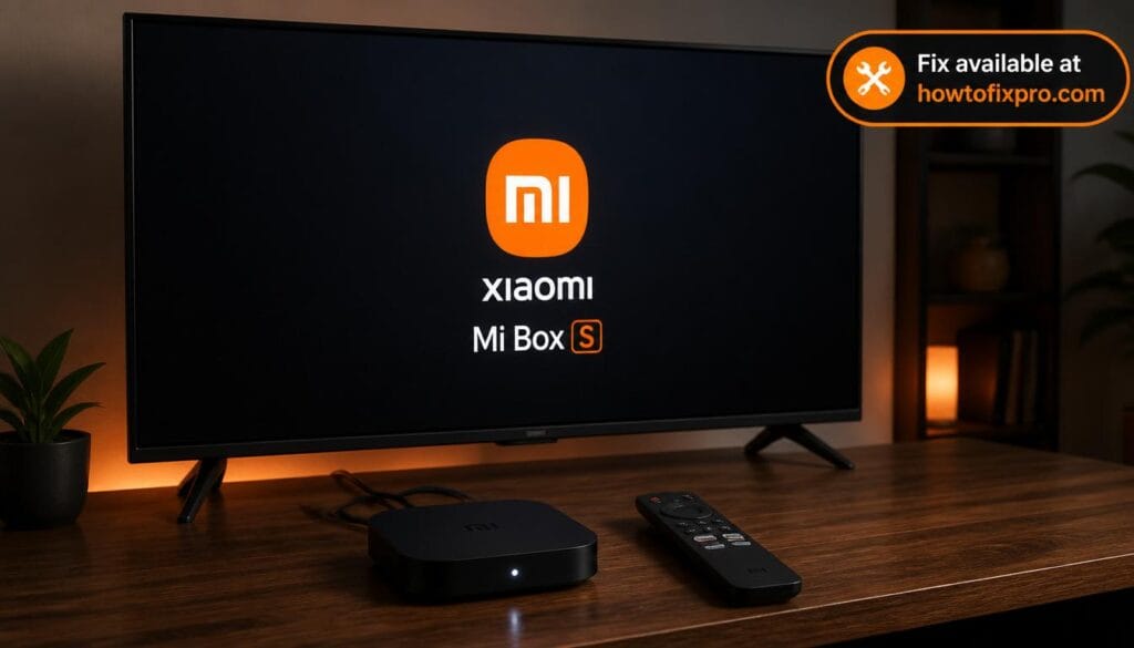 Xiaomi Mi Box S stuck on boot loop screen with logo
