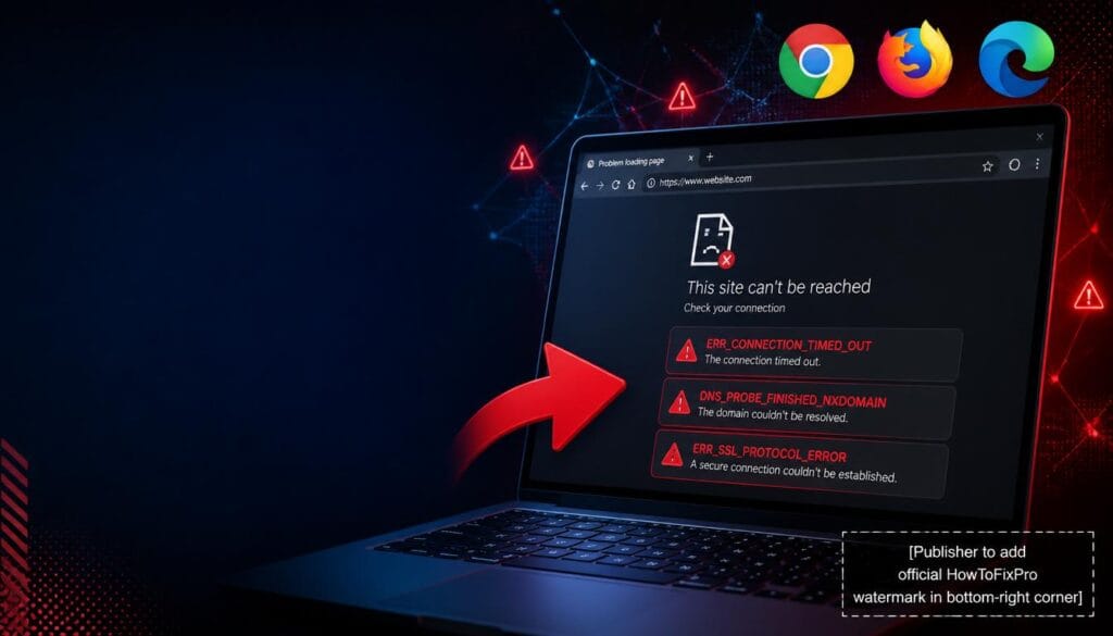 browser network error fixes hub