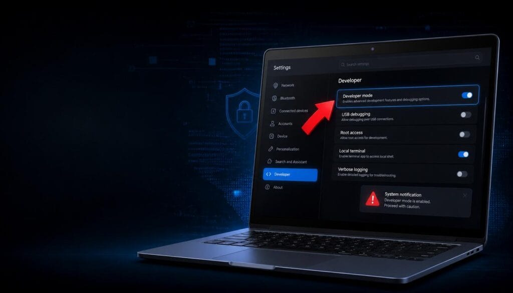 chromebook developer mode