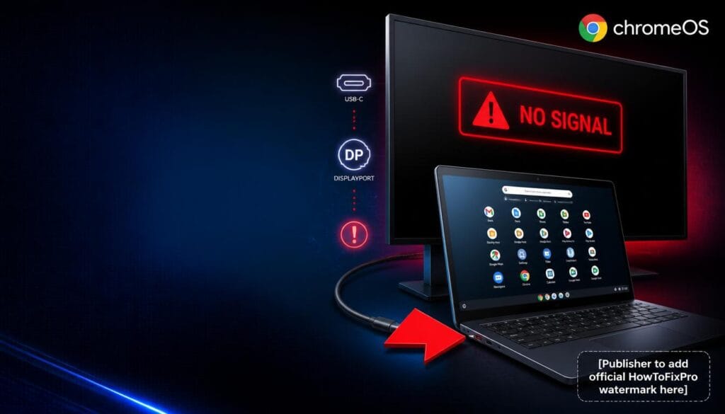 chromebook external monitor not detected usb-c