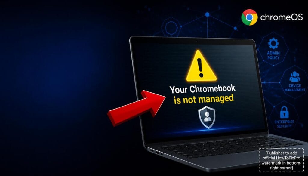 chromebook is not managed warning