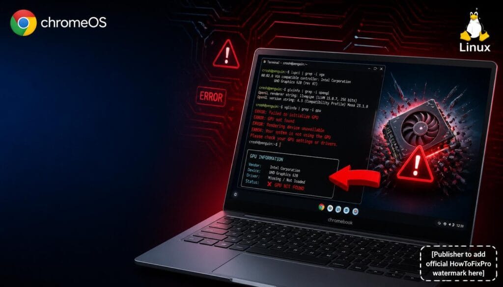 chromebook linux gpu acceleration not working