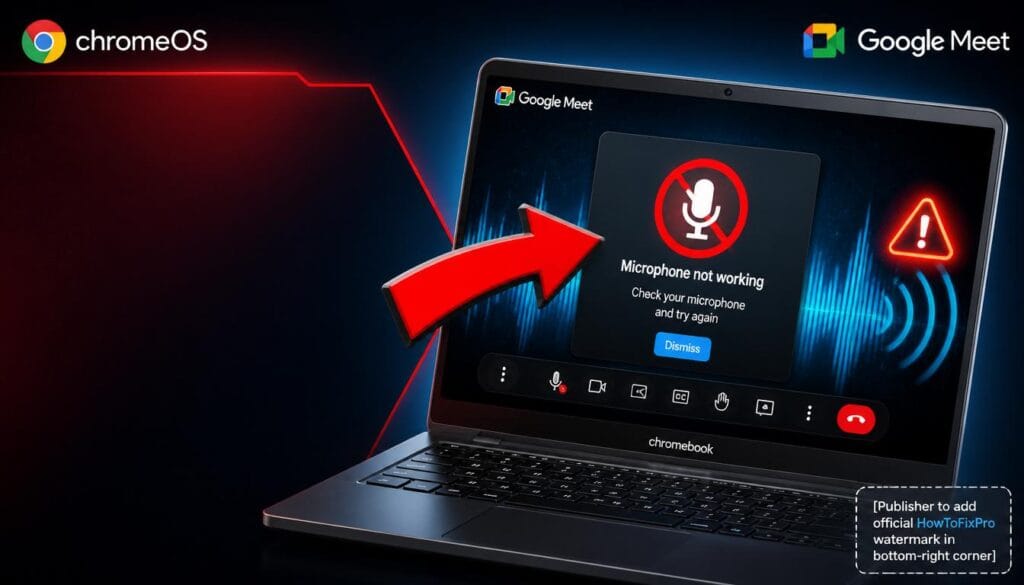 chromebook microphone not working in google meet