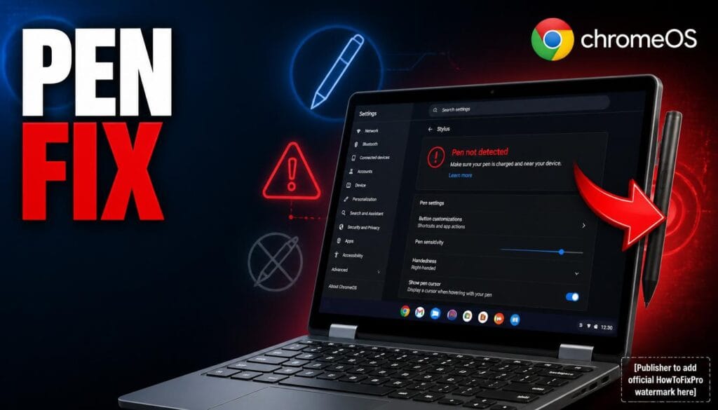 chromebook stylus not working