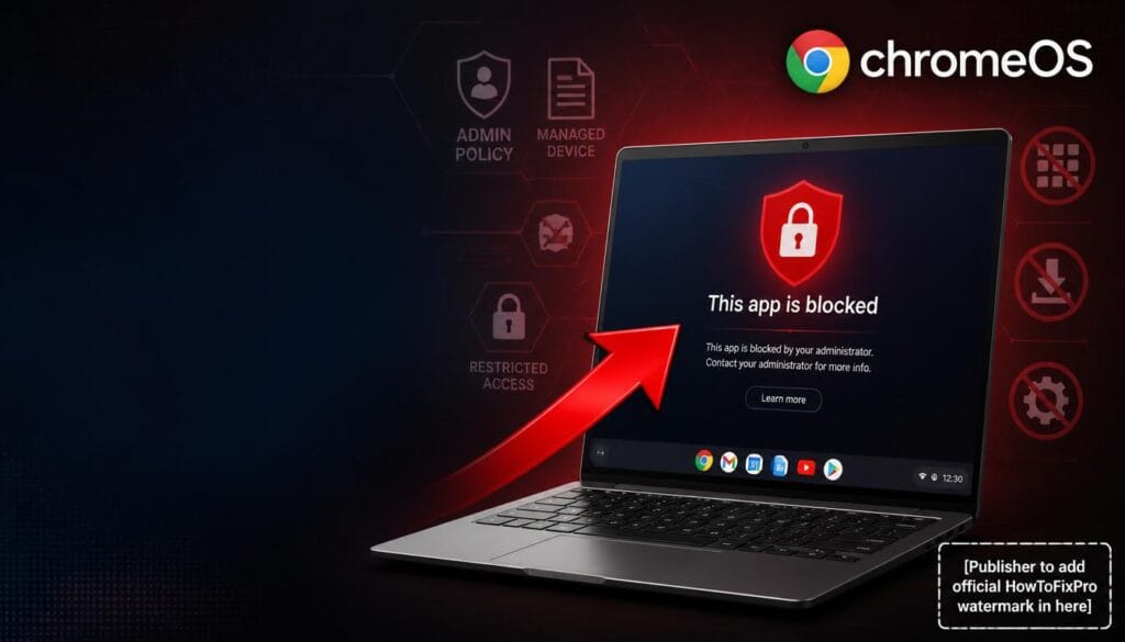 chromebook this app is blocked