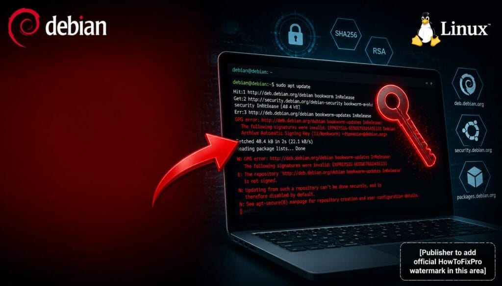 debian invalid signatures