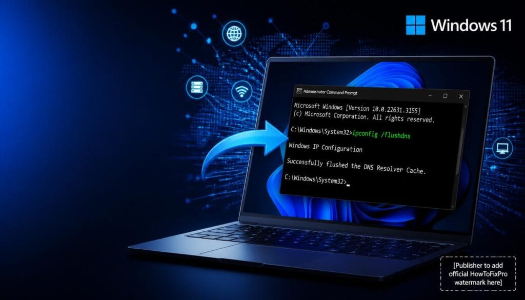 how to flush dns windows 11