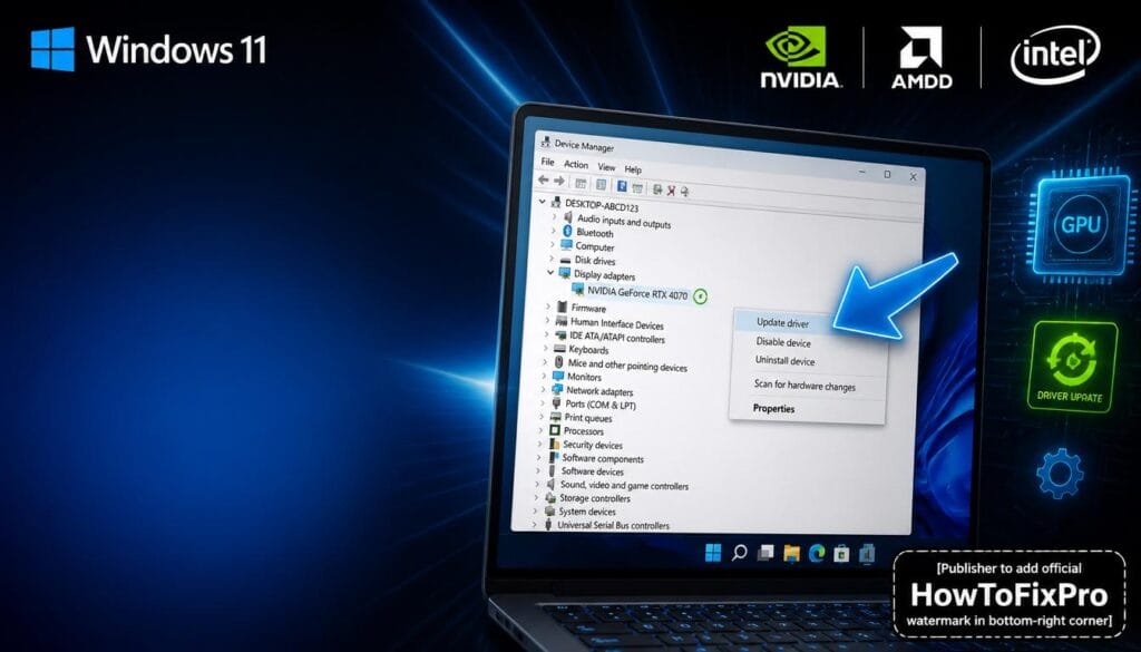 how to update graphics driver windows 11