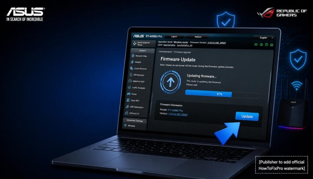 how to update router firmware