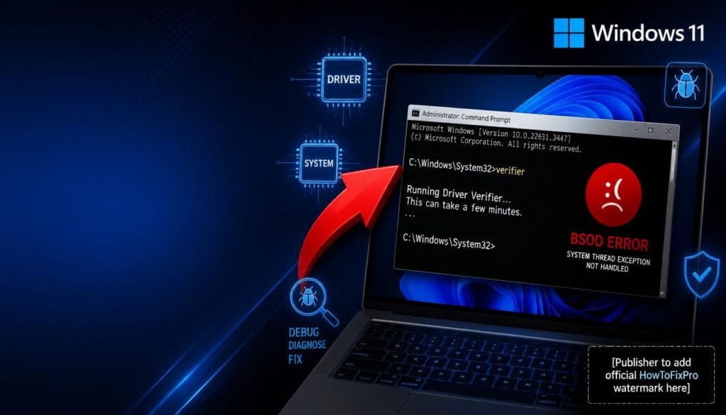 how to use driver verifier