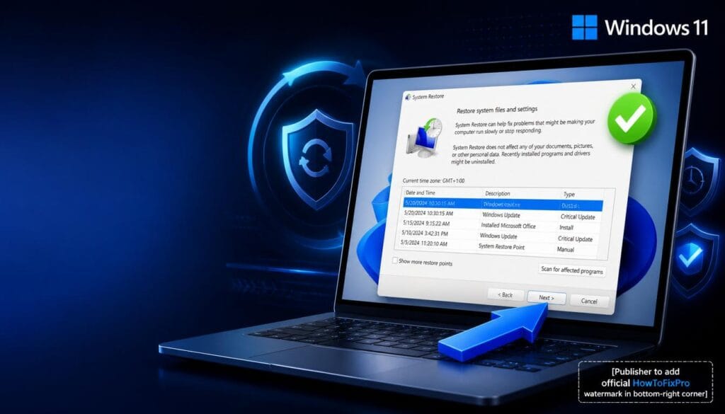 how to use system restore windows 11