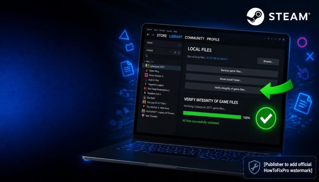 how to verify game files steam