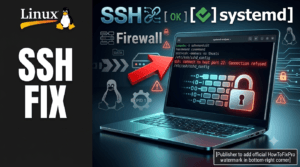 linux firewall blocking ssh