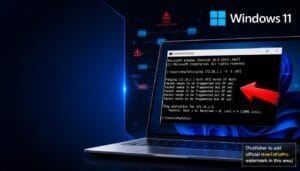 MTU Size Too High Packet Fragmentation error displayed in Windows 11 Command Prompt