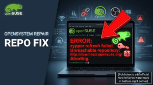 opensuse zypper refresh failed