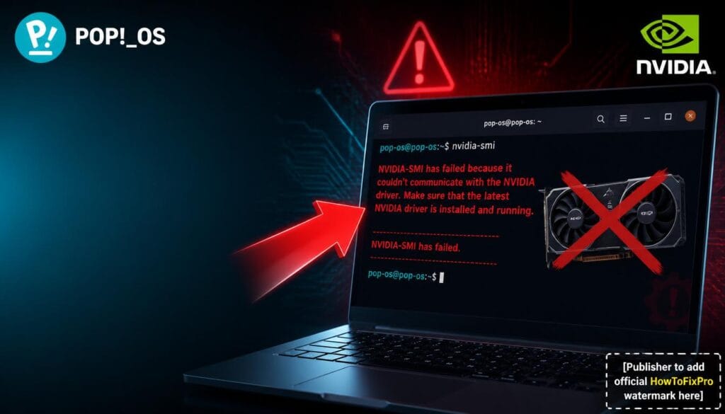 pop os nvidia driver not loading