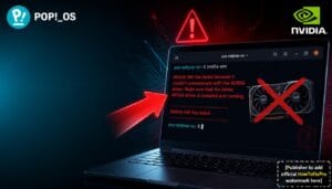 pop os nvidia driver not loading