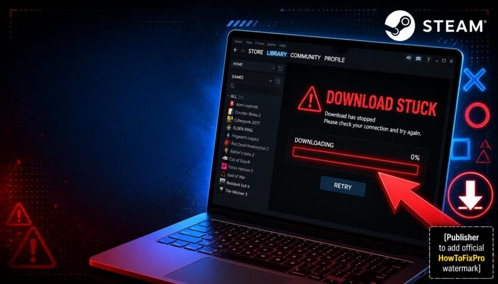 steam download stuck error