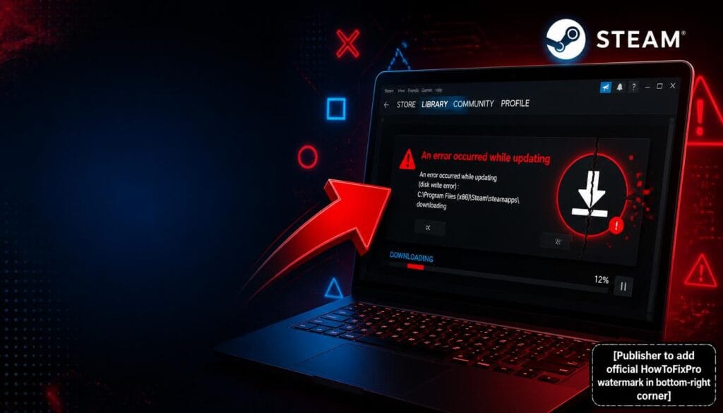 steam update failed error