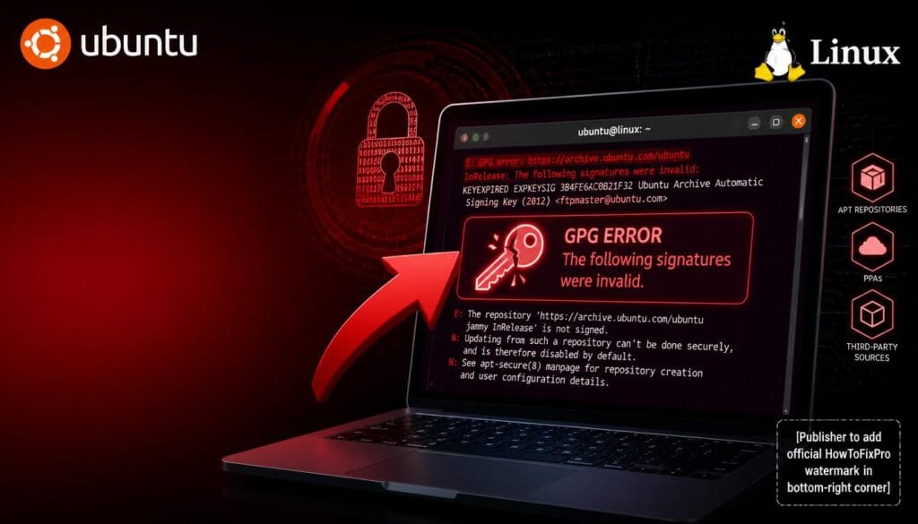 ubuntu gpg error invalid signatures