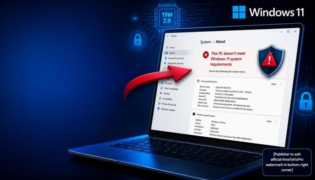 windows 11 tpm 2.0 issue