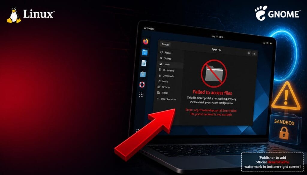 xdg-desktop-portal broken file picker linux